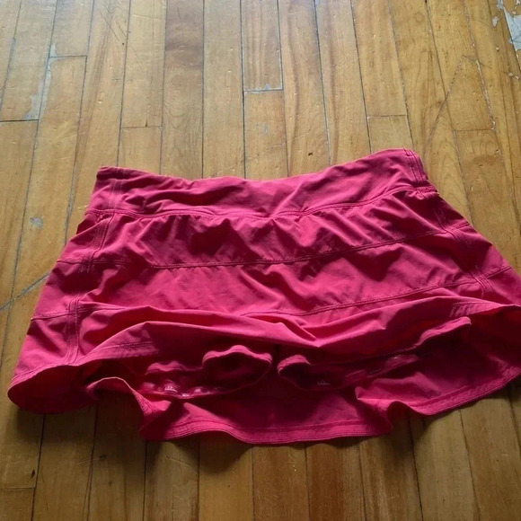 Lululemon Pace Rival  skirt size 12 in pink - Picture 4 of 7